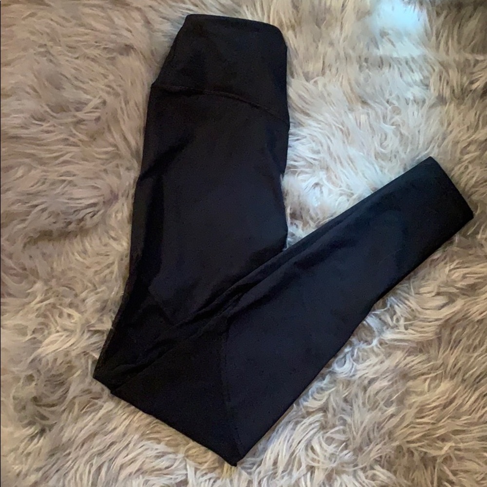 La Senza Black Mesh Leggings Size XS